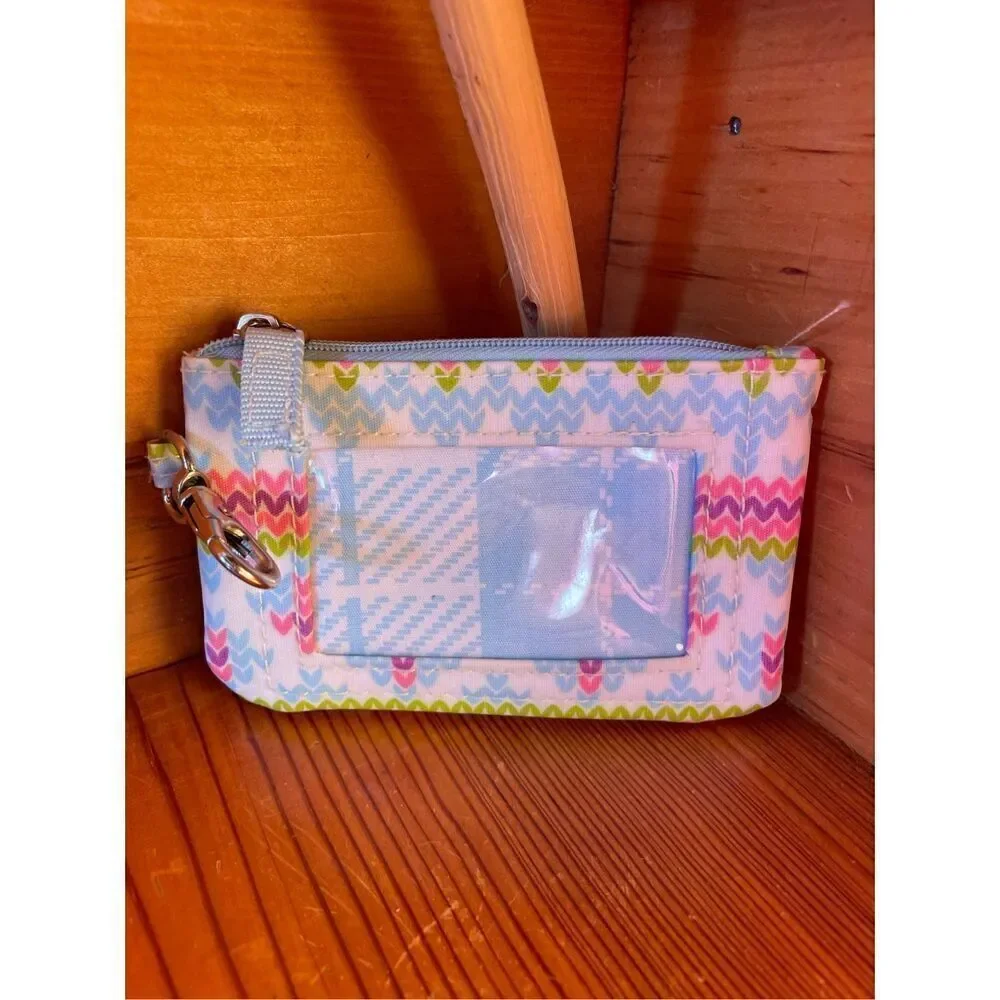 SCOUT IDKase Card Holder, ID Case for Women, Mini Keychain Wallet, Zip Closure